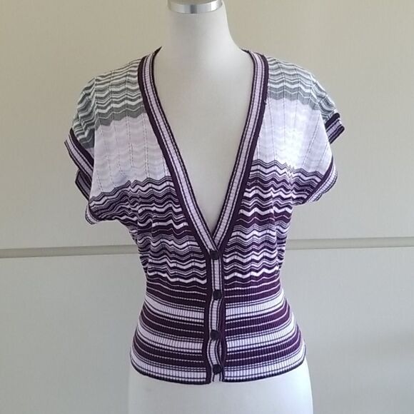 Red Berry Plum Dropped Shoulder Sweater Ve… - Picture 1 of 6